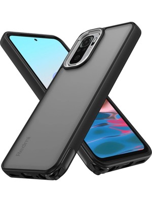 Fırsatkolik Mey Ithalat®   Redmi Note 10 Pro Kılıf Elegant Kapak - Siyah