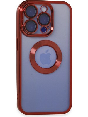 Fırsatkolik Mey Ithalat®   iPhone 15 Pro Kılıf Slot Silikon - Kırmızı
