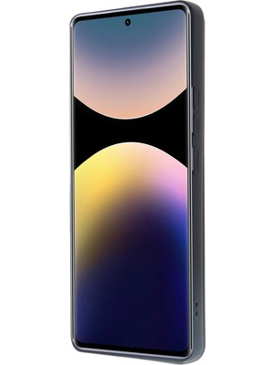 Fırsatkolik Mey Ithalat®   Redmi Note 14 Pro 4g Kılıf Sara Kartvizitli Deri Kılıf - Koyu Yeşil