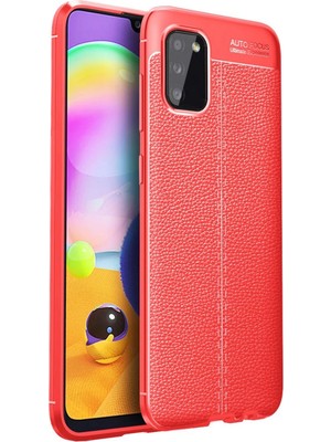 Fırsatkolik Mey Ithalat®  Samsung Galaxy A02S Kılıf Auto Focus Kapak - Kırmızı