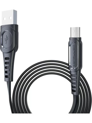 Fırsatkolik Mey Ithalat®  DC01 Süper Hızlı Micro USB Kablo 1m 2.4A - Siyah