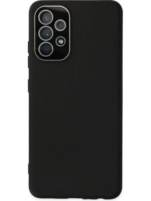 Fırsatkolik Mey Ithalat®  Samsung Galaxy A33 5g Kılıf Lansman Glass Kapak - Siyah