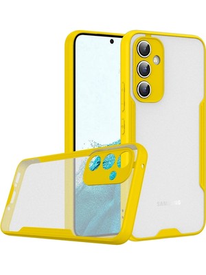 Fırsatkolik Mey Ithalat®  Samsung Galaxy A24 4g Kılıf Platin Silikon - Sarı