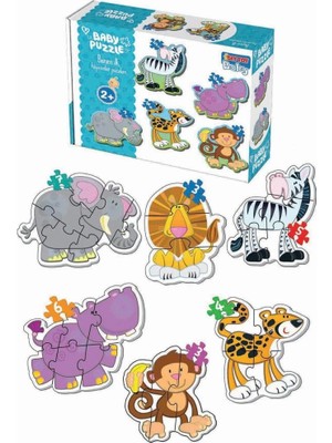 Fırsatkolik Mey Ithalat® 1703 Baby Puzzle Benim Ilk Hayvanlar Puzzlem