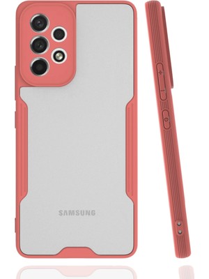 Fırsatkolik Mey Ithalat®  Samsung Galaxy A33 5g Kılıf Platin Silikon - Pembe