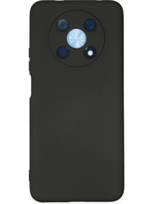 Fırsatkolik Mey Ithalat®  Huawei Nova Y90 Kılıf Nano Içi Kadife Silikon - Siyah