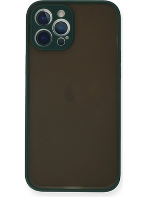 Fırsatkolik Mey Ithalat®   iPhone 12 Pro Kılıf Montreal Silikon Kapak - Yeşil