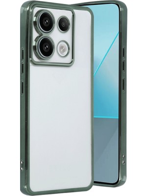 Fırsatkolik Poco X6 Kılıf Razer Lensli Silikon - Yeşil