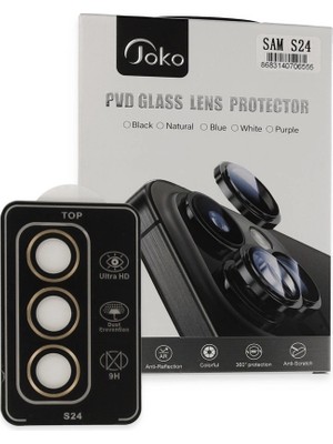 Fırsatkolik Joko Samsung Galaxy S24 Pvd Metal Kamera Lens - Gold
