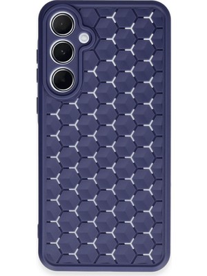 Fırsatkolik Galaxy A15 4g Kılıf Petek Silikon Kapak - Lacivert
