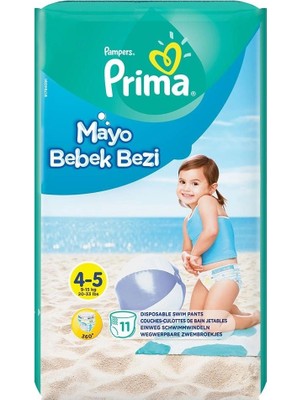 Fırsatkolik Mey Ithalat®   Mayo Bebek Bezi 4-5 Beden 11 Adet