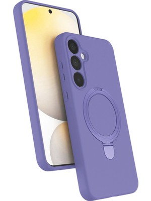 Fırsatkolik Samsung Galaxy A15 4g Regal Magsafe Standlı Kapak - Lila