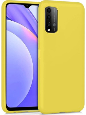 Fırsatkolik Redmi 9t Kılıf Nano Içi Kadife Silikon - Sarı