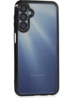 Fırsatkolik Mey Ithalat®  Samsung Galaxy A25 5g Kılıf  Lensli Silikon - Siyah