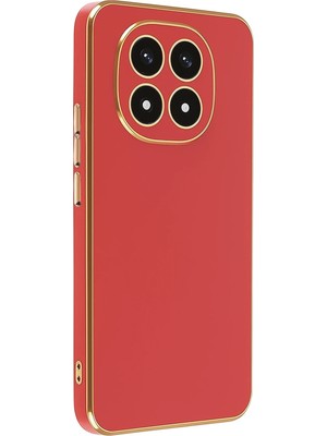 Fırsatkolik Mey Ithalat®   Redmi Note 14 Pro 4g Kılıf Volet Silikon - Kırmızı
