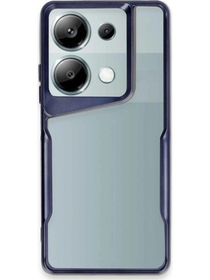 Fırsatkolik Mey Ithalat®   Redmi Note 13 Pro 4g Kılıf Boyi Silikon Kapak - Lacivert