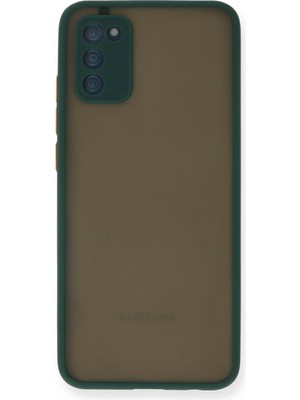 Fırsatkolik Mey Ithalat®  Samsung Galaxy A03S Kılıf Montreal Silikon Kapak - Yeşil