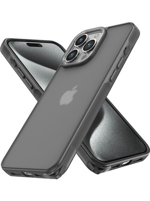 Fırsatkolik Mey Ithalat®   iPhone 14 Pro Kılıf Elegant Kapak - Titan Gri