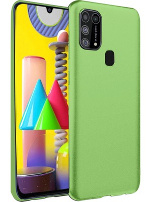 Fırsatkolik Galaxy M31 Kılıf Nano Içi Kadife Silikon - Yeşil