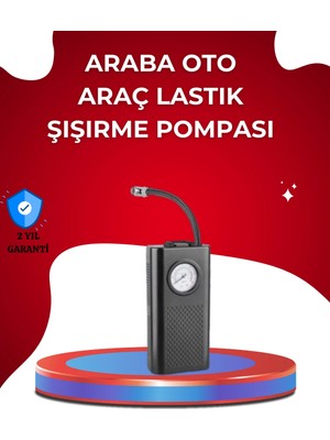 Fırsatkolik Mey Ithalat® USB Şarjlı Kompakt Elektrikli Hava Kompresörü 3000 Mah