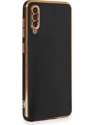 Fırsatkolik Mey Ithalat®  Samsung Galaxy A50 Kılıf Volet Silikon - Siyah