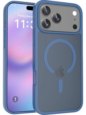Fırsatkolik Mey Ithalat®   iPhone 17 Pro Max Jota Magsafe Kapak - Lacivert