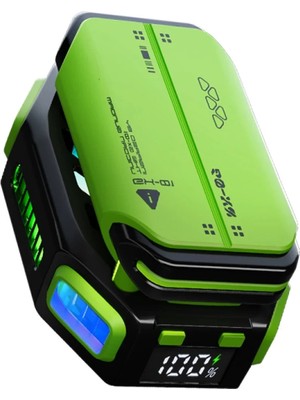 Fırsatkolik Mey Ithalat®  X111 Rgb Radyatör Telefon Soğutucu Fan - Siyah
