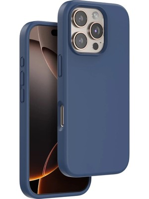 Fırsatkolik Mey Ithalat®   iPhone 16 Pro Max Home Magsafe Kapak - Lacivert
