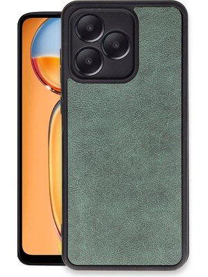 Fırsatkolik Mey Ithalat®  Realme Note 50 4g Kılıf Aras Deri Kapak - Koyu Yeşil
