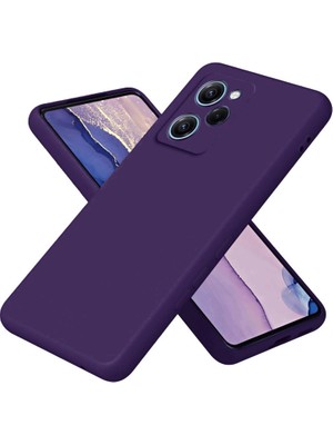 Fırsatkolik Xiaomi Poco X5 Pro 5g Nano Içi Kadife Silikon - Mor
