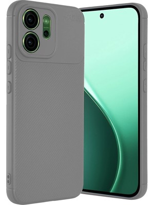 Fırsatkolik Mey Ithalat®   Reno 14 Auto Focus Karbon Kapak - Gri