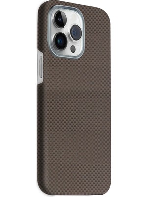 Fırsatkolik Mey Ithalat®   iPhone 15 Pro Max Volt Magsafe Kapak - Kahverengi
