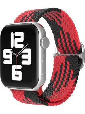 Fırsatkolik Mey Ithalat®   Watch 42MM Star Kordon - Kırmızı-Siyah