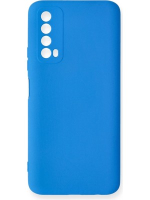 Fırsatkolik Mey Ithalat®  Huawei P Smart 2021 Kılıf Nano Içi Kadife Silikon - Mavi