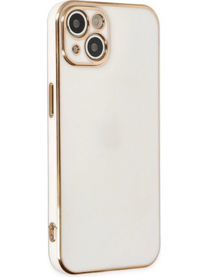 Fırsatkolik Mey Ithalat®   iPhone 14 Kılıf Volet Silikon - Beyaz