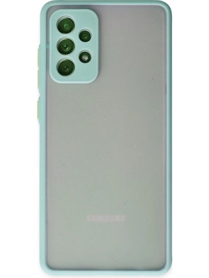 Fırsatkolik Mey Ithalat®  Samsung Galaxy A72 Kılıf Montreal Silikon Kapak - Turkuaz