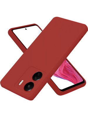 Fırsatkolik Mey Ithalat®   Redmi 13C Kılıf First Silikon - Bordo