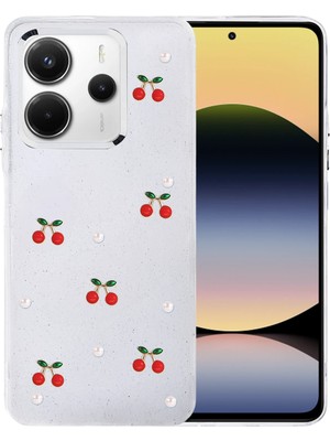 Fırsatkolik Mey Ithalat®   Redmi Note 14 4g Fiyonk Desenli Kapak - Desen 9