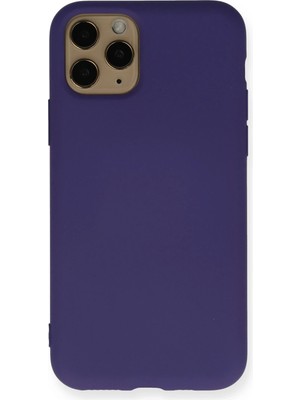 Fırsatkolik Mey Ithalat®   iPhone 11 Pro Max Kılıf Nano Içi Kadife Silikon - Mor