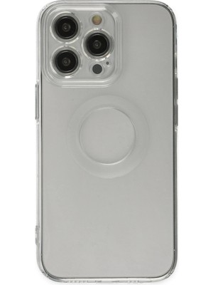 Fırsatkolik Mey Ithalat®   iPhone 13 Pro Kılıf Santa Lens Silikon - Şeffaf