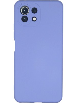 Fırsatkolik Mey Ithalat®   Mi 11 Lite Kılıf Nano Içi Kadife Silikon - Lila