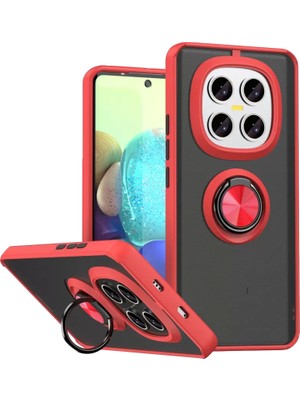 Fırsatkolik Mey Ithalat®   Redmi Note 15 Pro 5g Montreal Yüzüklü Silikon Kapak - Kırmızı
