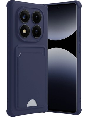 Fırsatkolik Mey Ithalat®   Redmi Note 14 Pro 4g Kelvin Kartvizitli Silikon - Lacivert