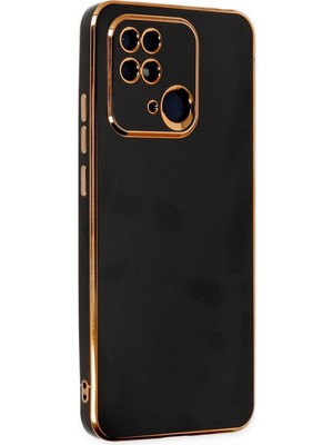 Fırsatkolik Mey Ithalat®   Redmi 10C Kılıf Volet Silikon - Siyah