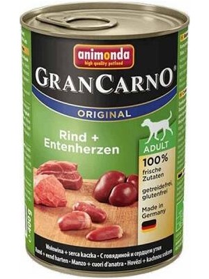 Fırsatkolik Grancarno Sığır Etli ve Ördekli Yetişkin Köpek Konservesi 400 gr
