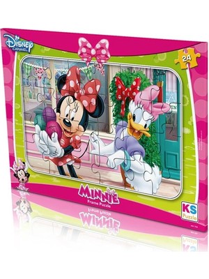 Fırsatkolik Mey Ithalat® Ks Games 24 Parça Minnie Frame Puzzle