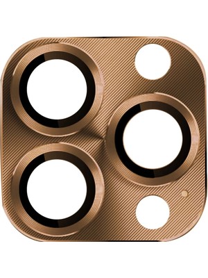 Fırsatkolik Mey Ithalat®   iPhone 16 Pro Max Pers Alüminyum Kamera Lens - Desert