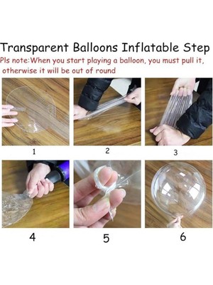Bezos Kırmızı Simli Yuvarlak Şeffaf Balon 24 Inç