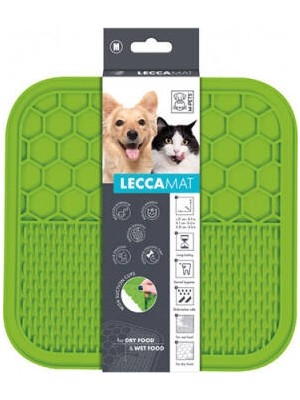 Fırsatkolik Lecca Kedi ve Köpekler Için Yavaş Beslenme Ödül Matı Medium Yeşil 21X21 cm