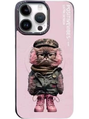 Fırsatkolik Mey Ithalat®   iPhone 14 Pro Fun Magsafe Kapak - Pembe